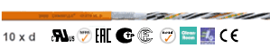 PUR servo cable Chainflex® CF270.UL.D