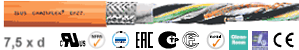 PUR servo cable Chainflex® CF27. D 