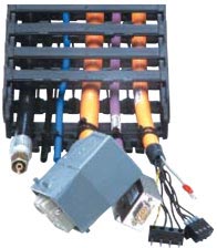 pre harnessed cable carriers
