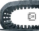 E-Chain®, snap-open on both sides 