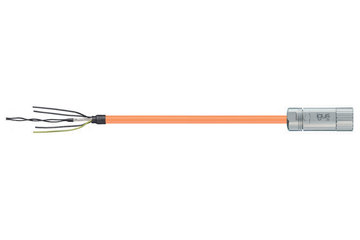 readycable® servo cable suitable for Allen Bradley 2090-CPBM4DF-16AFxx, base cable PVC 10 x d