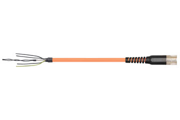 readycable® servo cable suitable for Allen Bradley 2090-CPBM7DF-14AFxx, base cable PVC 10 x d