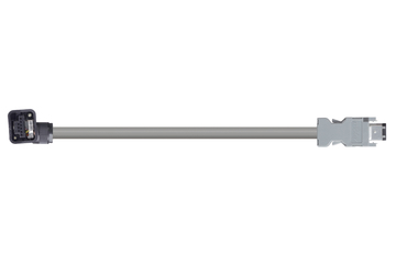 readycable® encoder cable suitable for Mitsubishi Electric MR-J3ENCBL-xxx-A1-H, base cable, PUR 10 x d