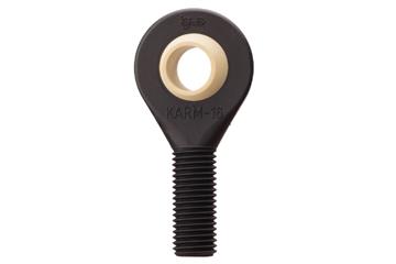 Rod end bearing with male thread, KALM igubal®, spherical ball iglidur® W300, mm