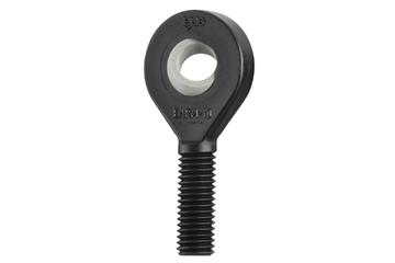 Rod end bearing with male thread, EALM igubal®, spherical ball iglidur® J4, mm