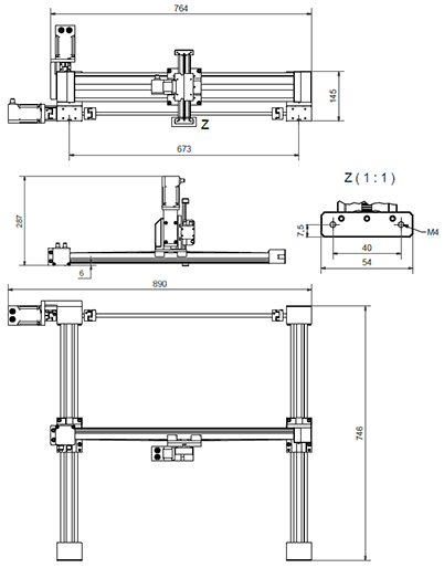line gantry
