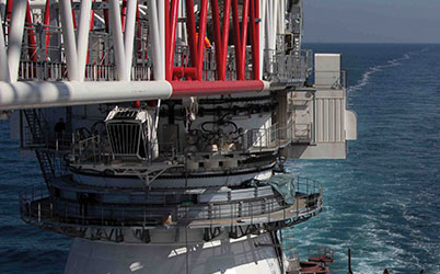 Leg encircling crane