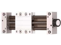 Lead screw unit mounted with ball bearings