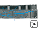 e-chain® with crossbars at every link