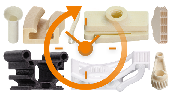 Calculate service life of 3D printed parts