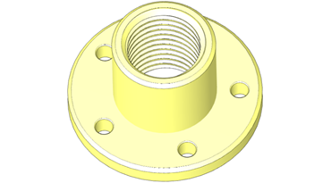 Configure lead screw nut CAD online