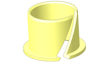 Configure plain bearing CAD online