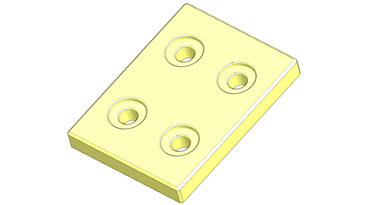 Configure sliding plate CAD online