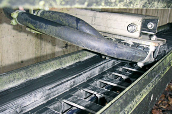 Energy chain system for sewage plant