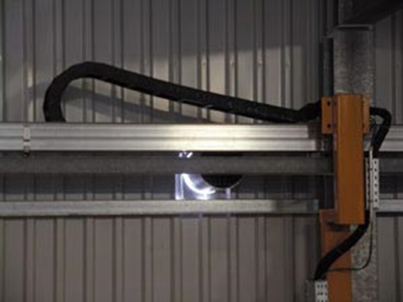 cable carrier aluminum guide trough