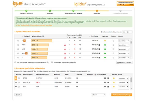 iglidur plain bearings expert