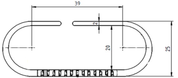 Office chain OCO.20 - Technical data