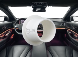 iglidur plain bearing in front of vehicle interior