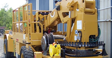 Utility vehicle for mining