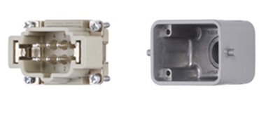 Harting connectors sets pin inserts