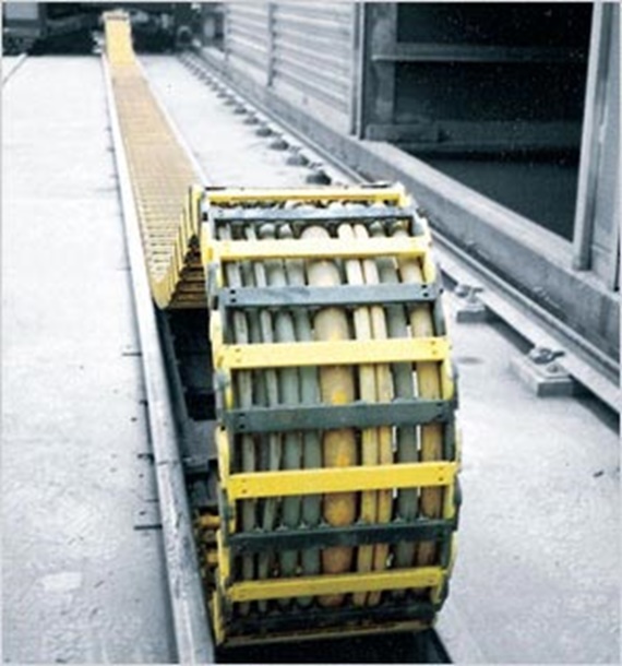 cable carrier concrete plant