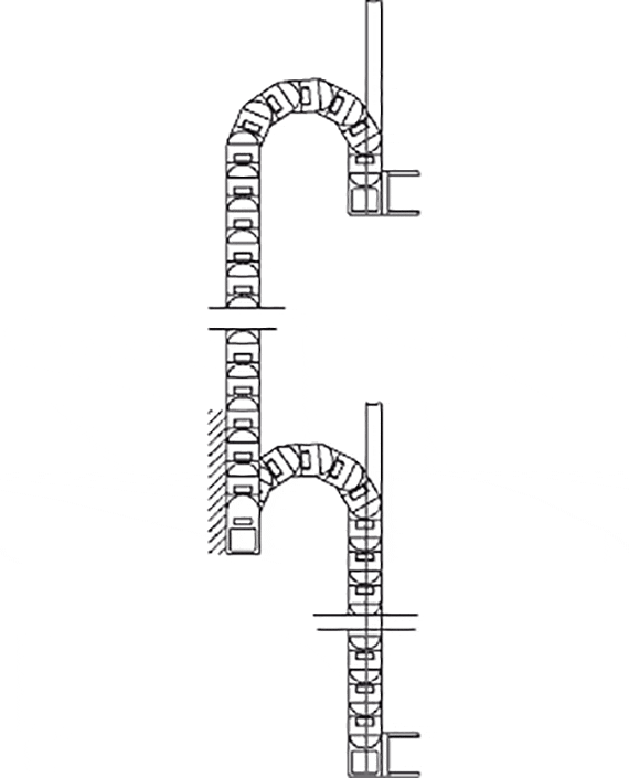 cable carrier standing application