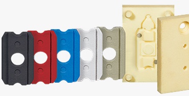 3D-printed injection mould with components