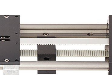 Modular axes with belt drive