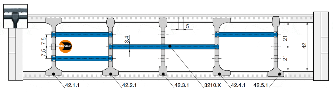 Series P4.42 Interior separation