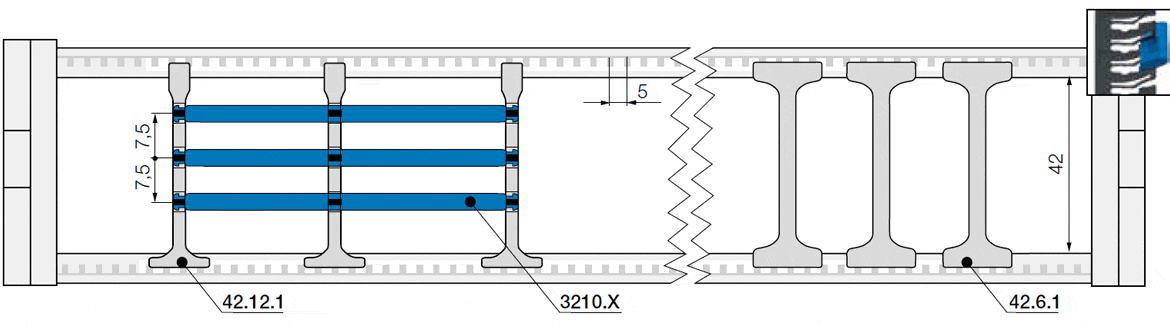 Series P4.42 Lean interior separation